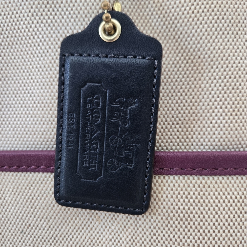 COACH Legacy Bonnie Cashin Canvas Turnlock Tote - Limited Edition - Picture 3 of 12